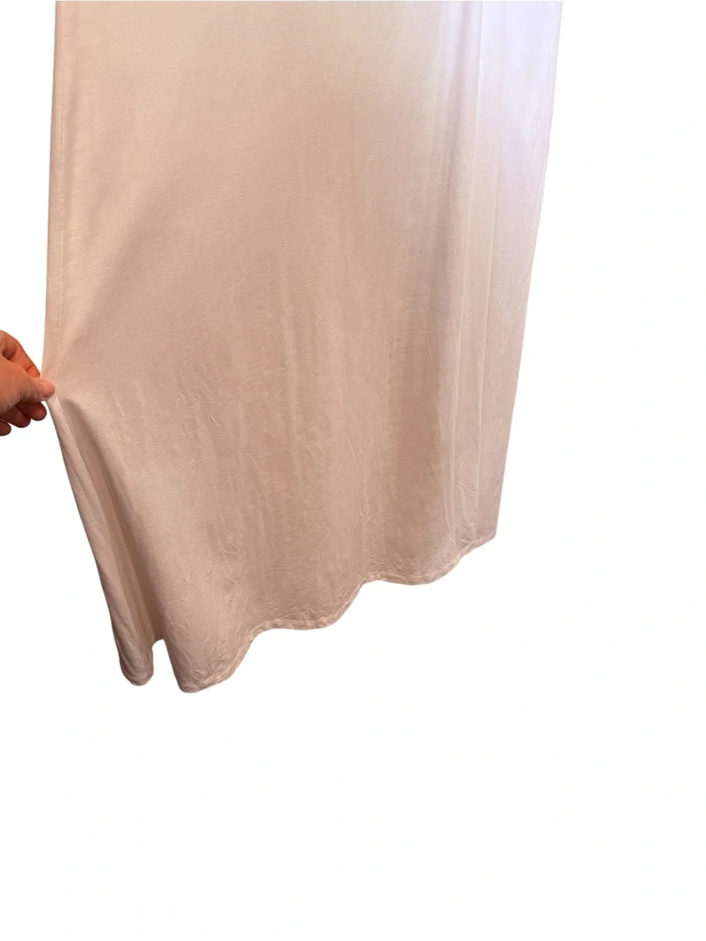 Tuckernuck Women’s Cream Streamlined Cotton Blend Gathered Waist Maxi Dress sz S - Picture 5 of 16